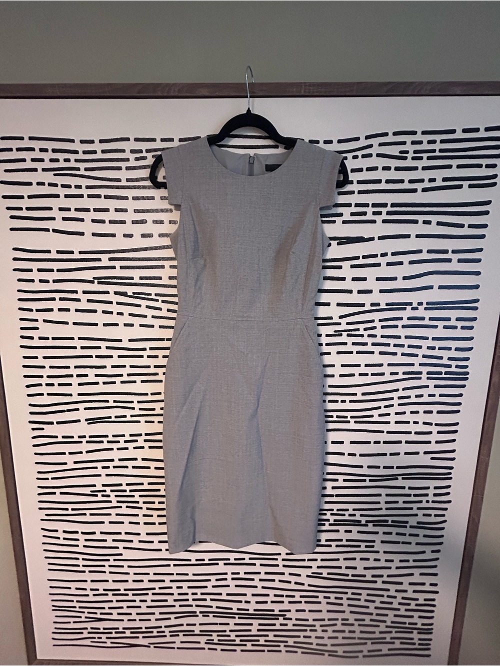 J. Crew resume dress in Light Gray